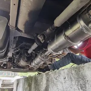 水洗维护叉车黑烟净化器