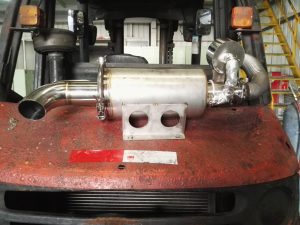 AIFILTECH 尾气净化器整车安装实拍 | AIFILTECH purifier installed on vehicle