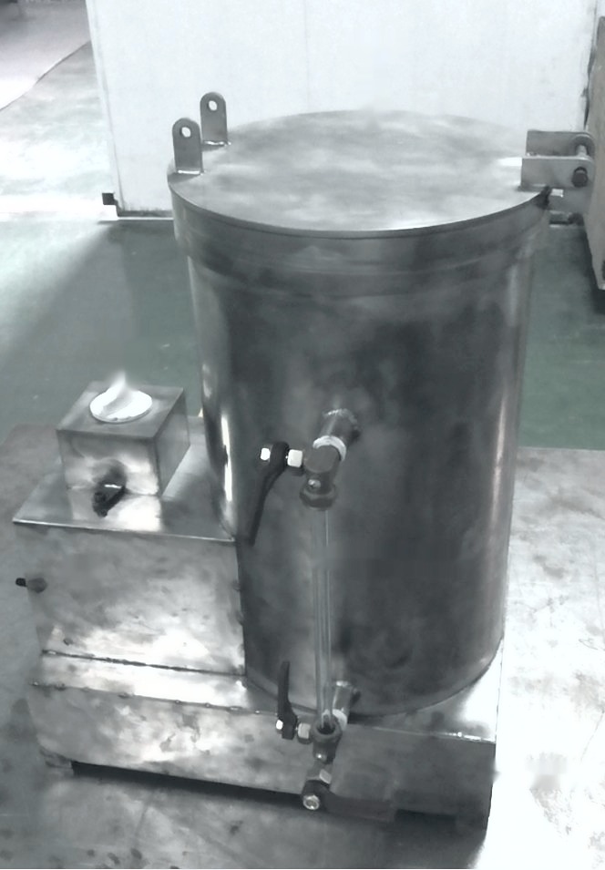 AIFILTECH Automatic Filter Washing Equipment for Metal DPF Elements AIFILTECH automatic filter washing equipment: stainless steel vessel, clamp lid and drive base